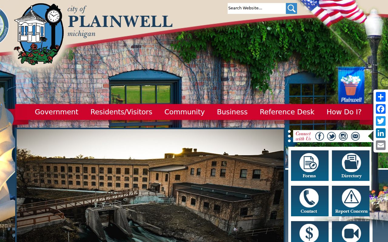 Allegan County Plainwell court docket records and City Hall route