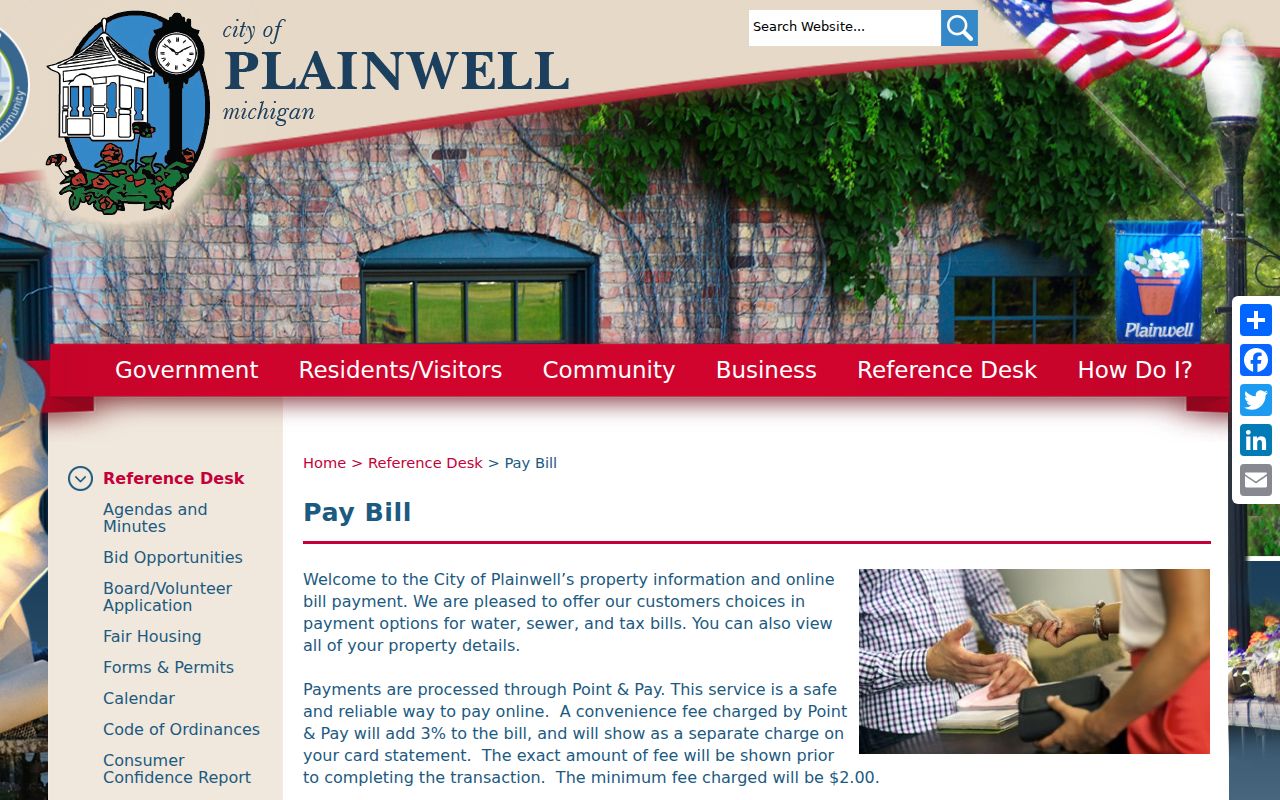 Allegan County Plainwell court docket and parking-payment distinction